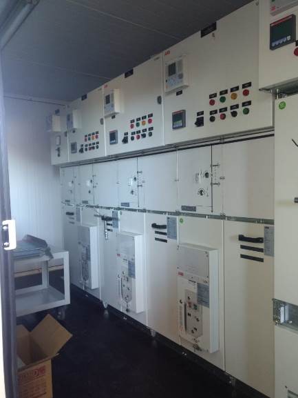 SALA ELECTRICA 13,2 KV DE CELDAS UNIMIX ABB
