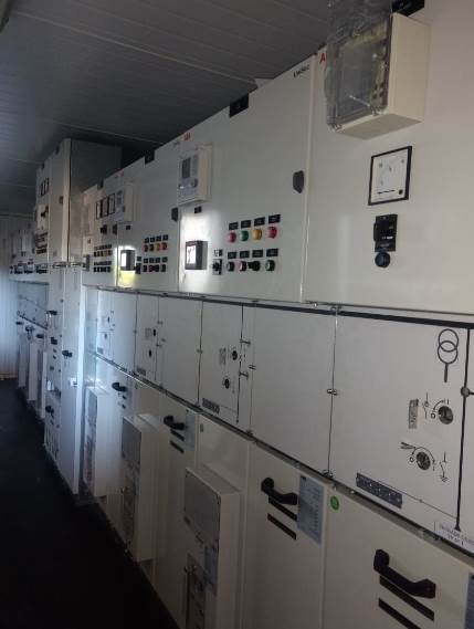 SALA ELECTRICA 13,2 KV DE CELDAS UNIMIX ABB